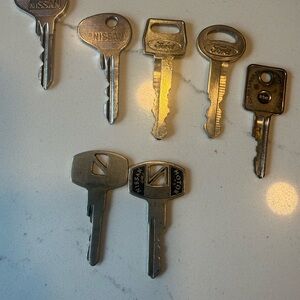 Vintage Car Keys Collection